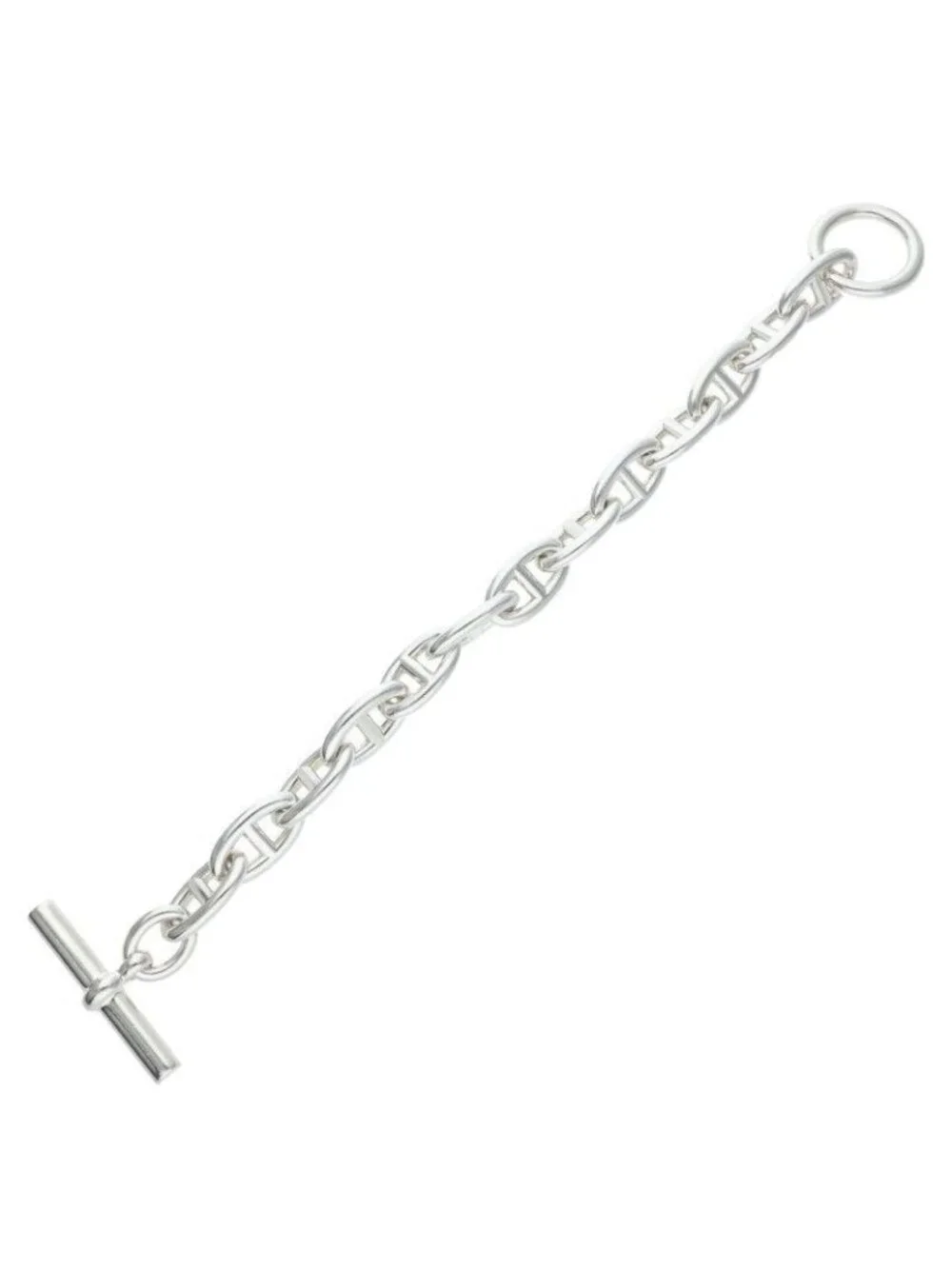 Hermes Chaine D'ancre GM Silver Bracelet